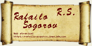 Rafailo Šogorov vizit kartica